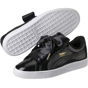 Puma “basket heart” patent leather sneakers